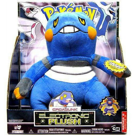 Pokemon Jakks Pacific Deluxe 12 Inch Electronic Plush Figure with Sound Croagunk