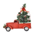 thumbnail image 1 of Figuras de camiones,Centro de mesa con decoración navideña de camión rojo,Camioneta de granja con adorno de árbol de Navidad,Dormitorio de decoración navideña de mesa de metal,Modelo de Hugo Figuras de camiones, 1 of 10