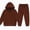 G362-Coffee, variant on HFHAPW Boys Girls Sweatpants Set 2 Piece Fleece Pullover Hoodie Sweatshirt and Jogger Outfits 2-13 T Girls Casual Activewear Set Sweatsuit(Blue,3-4 Y)