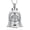Necklace-Steel, variant on Personalize Circle of Life Kate Knot Print Ringing Bell Urn Pendant Memory Keyring for Cremation Ashes Holder Memorial Jewelry Keychain