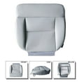 thumbnail image 2 of 1pc Left Driver Seat Cover Bottom Black PU Leather For Ford F150 F-150 2004-2008, 2 of 5
