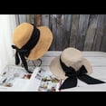 thumbnail image 4 of CoCopeanut Baru Pita Musim Panas Musim Gugur Panama Warna Solid Topi Ember Perlindungan UV Topi Pelindung Matahari Wanita Pinggiran Lebar Besar Tabir Surya Topi Nelayan, 4 of 6