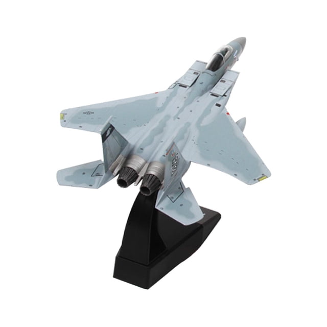 Vogacara 1:100 decoración de avión de combate de aviación estática duradera para adolescentes adultos niños Juegos de césped