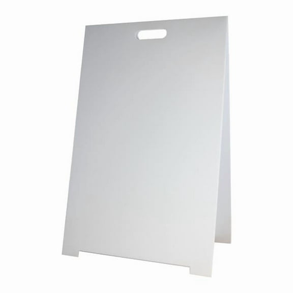 Premium Corrugated Plastic Dry Erase Marquee Easel - 355"H X 23"W X 15"D