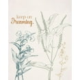 thumbnail image 2 of Santiago, Daniela 15x18 White Modern Wood Framed Museum Art Print Titled - Keep on Dreaming, 2 of 4