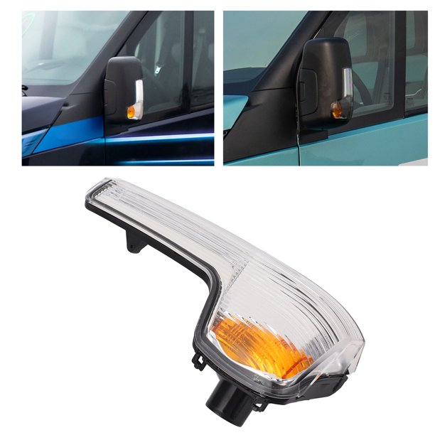 Lente De Luz De Señal De De Espejo Retrovisor ABS PC Reemplazo De Seguridad Mejorado De Alta Visibilidad Duradero Para Daily 2015 Y Posteriores