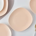 thumbnail image 5 of Stone + Lain Delilah Porcelain Collection Dish Set, 6 Salad Plates Service for 6, Pastel Orange, 5 of 6