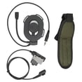 thumbnail image 1 of Auriculares unilaterales para motocicleta U94 PTT, auriculares militares resistentes para Hytera PD‑780 PD‑785 PD‑788 PD‑780GNegro, 1 of 5