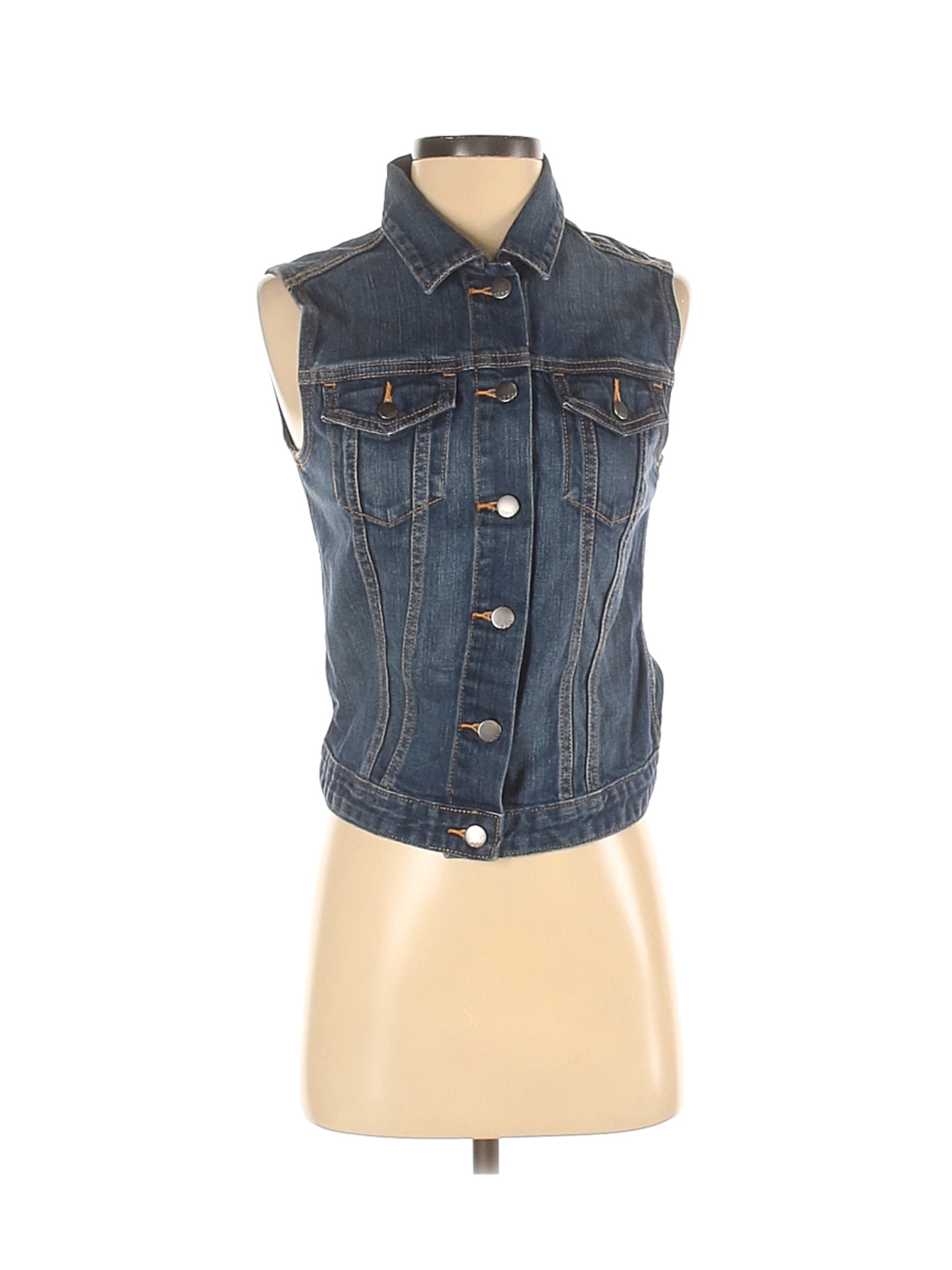 gap denim vest women