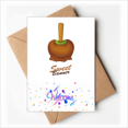 thumbnail image 1 of Brown Green Chocolate Ice Welcome Back Greeting Cards Envelopes Blank, 1 of 3