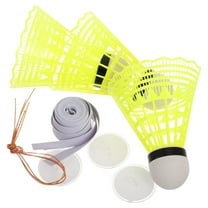IBASETOY Self Returning Shuttlecock Portable Badminton Training Machine Foam 1 Set