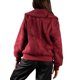thumbnail image 4 of Jess por Meiko Chaquetas de Mujer de Manga Larga con Cuello Sobredimensionado, Bolsillos Frontales, Chaqueta Bomber de Felpa con Cierre, Talla XS, Burdeos, 4 of 6