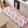 thumbnail image 5 of White Cow Milk Strawberry Pattern Kitchen Rug Mat,Kitchen Runner Rugs Non Skid Washable,Decorative Kitchen Floor Mats for Kitchen,Sink,Laundry,17"x47.2", 5 of 7