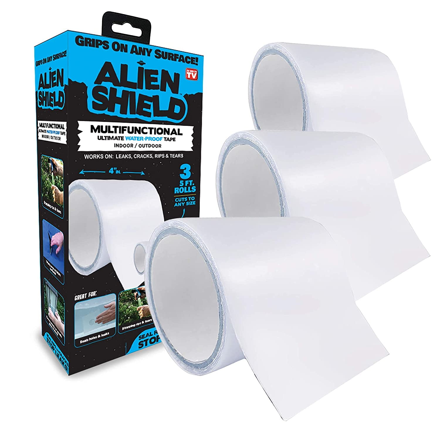 Alien Shield Heavy Duty Waterproof Transparent Flex Double Sided Tape Alien Shield Heavy Duty Waterproof Transparent Flex Double Sided Tape