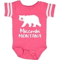 thumbnail image 3 of Inktastic Missoula, Montana White Bear Silhouette Boys or Girls Baby Bodysuit, 3 of 5