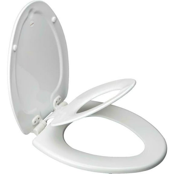 Elongated Toilet Seat, White