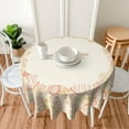 thumbnail image 2 of Thanksgiving Table Cloth Round Table Cover Wrinkle Resistant Waterproof Tablecloth 60 Inch Washable for Kitchen Party Picnic Fall Decorations for Home01, 2 of 6