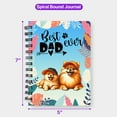 thumbnail image 5 of Best Pomeranian Dad Ever Happy Father's Day Spiral Bound Journal Pom Dog Lover Gifts 5x7in Spiral Notebook - 02006, 5 of 5