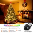thumbnail image 2 of Luces navideñas MZD8391 1000 LED, 100 m, 8 modos, blanco cálido, 2 of 9