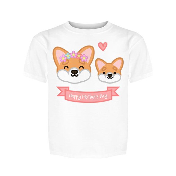 Mother's Day Corgis Tee Girl's -Image by Shutterstock