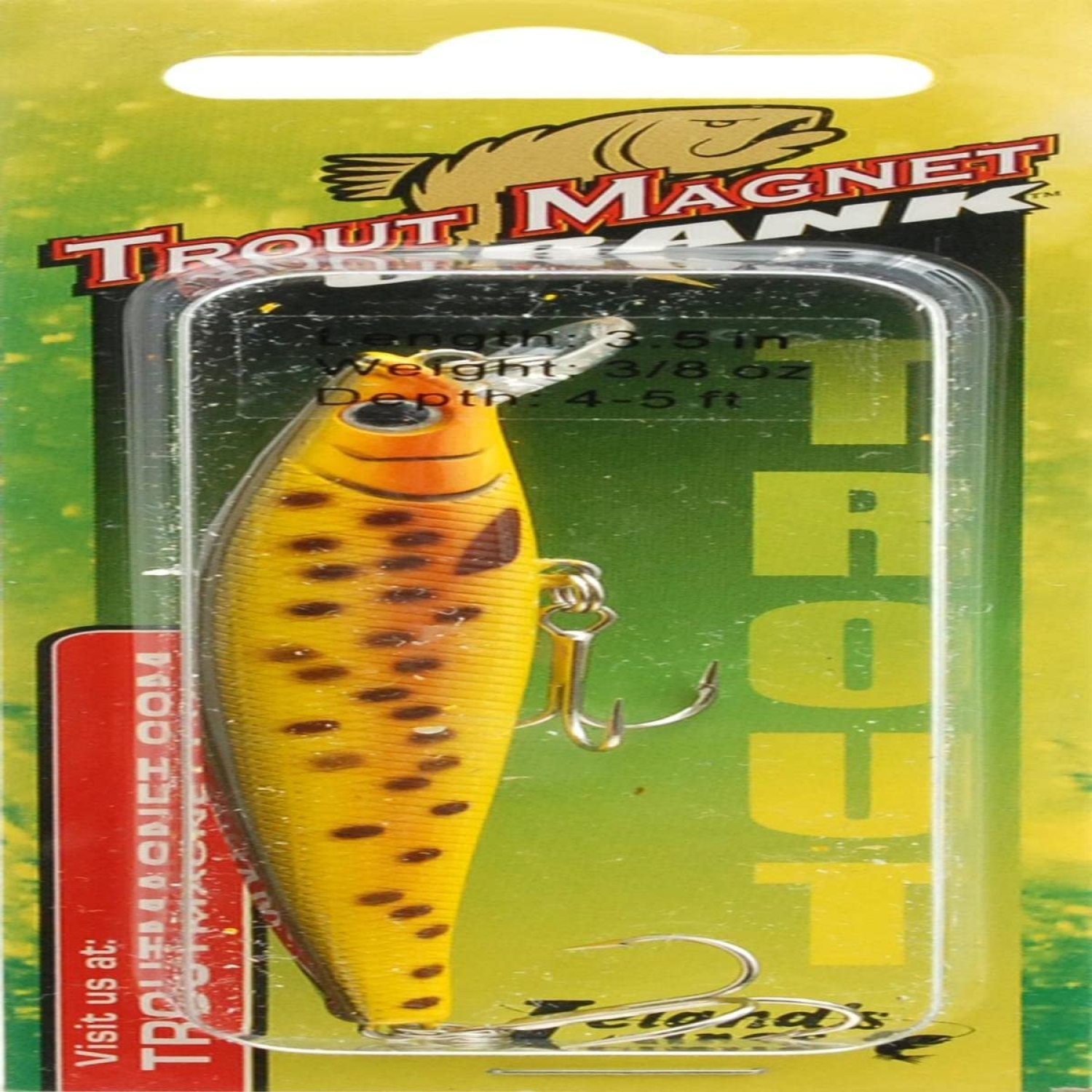 Trout Crank Bait, Brown Trout, 3.5Inch, Number one in fishing