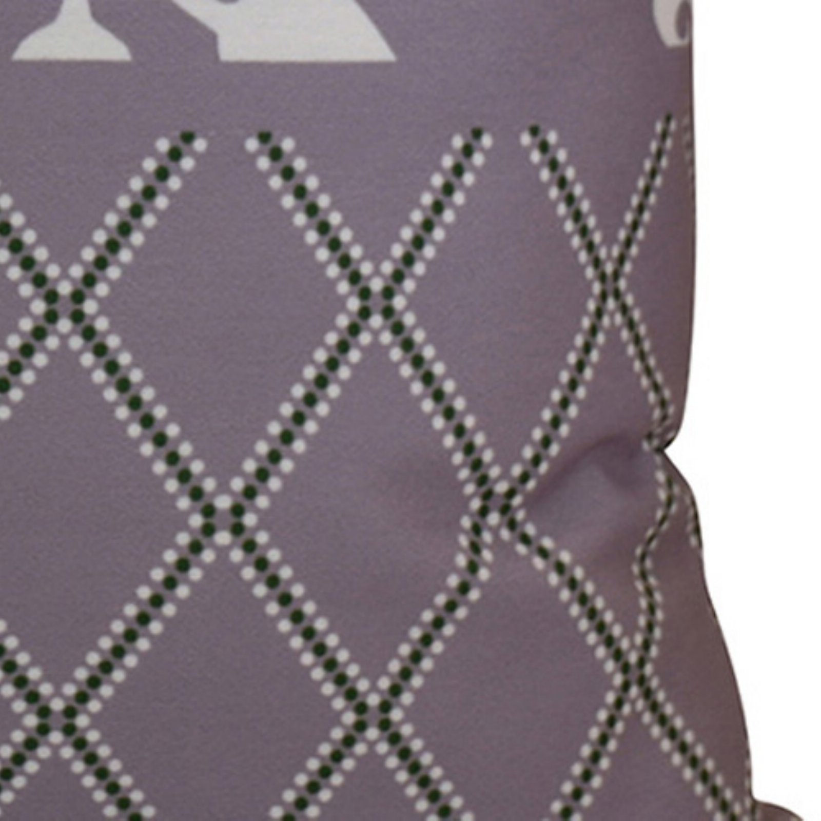 Simply Daisy 16" x 16" Scroll Dot Floral Print Outdoor Pillow