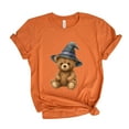 thumbnail image 4 of Watercolor Witchy Bear - Womens Short Sleeve Tee, 4 of 7
