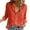 A-Orange66, variant on Womens Blouse Solid Linen Lapel Collar Long Sleeve Button-Front Shirts Loose Casual Spring Lightweight Lady Tops