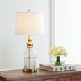 thumbnail image 2 of SAFAVIEH Camden Modern Glam 24.5 in. H Table Lamp, Clear/Brass Gold, 2 of 5