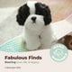 thumbnail image 3 of Perro de peluche Bearington, blanco y negro, 33 cm, 3 of 6