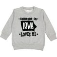 thumbnail image 2 of Inktastic Someone in Iowa Loves Me Souvenir Toddler Sweatshirt, 2 of 4