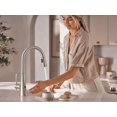 thumbnail image 2 of Moen 9126Ewsrs Kurv Collection Motionsense Wave Sensor Touchless One Handle High Arc Pulldown Modern Kitchen Faucet Featuring Power Clean, Spot Resist Stainless, 2 of 5