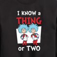 thumbnail image 3 of Dr. Seuss - I Know A Thing Or Two - Toddler And Youth Crewneck Fleece Sweatshirt, 3 of 6