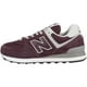 thumbnail image 1 of Zapatilla New Balance 574 Core para mujer, color burdeos y blanco, 1 of 9