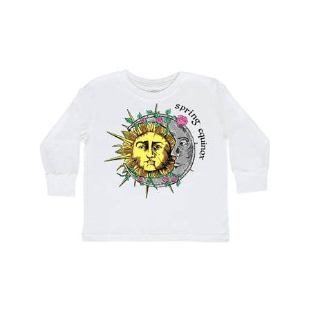 

Inktastic 1st Day of Spring Sun and Moon Spring Equinox Gift Toddler Boy or Toddler Girl Long Sleeve T-Shirt