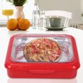 thumbnail image 4 of Dekaim Insulation Tray, Kitchen Dining Table Heat Preservation Insulation Food Tray Food Container Red, 4 of 7
