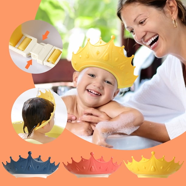 Gorro de Ducha para Niños con Protección Auditiva y Gorro de Champú para Bebés
