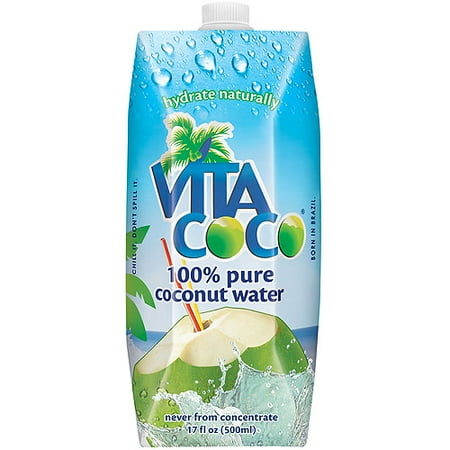 Vita Coco Coconut Water, Pure, 16.9 oz