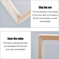 thumbnail image 3 of Wooden Paper Making Papermaking Mould Frame Screen Large Tools for Handcraft DIY Paper Craft 7.09x5x0.91 inch, 3 of 6