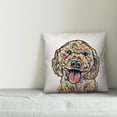 thumbnail image 3 of Creative Products Watercolor Doodle 16x16 Spun Poly Pillow, 3 of 3