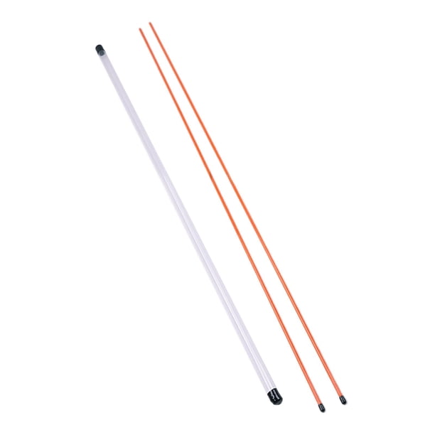 Palos de alineación para pelotas de Golf, 2 uds., con tubo de almacenamiento, Putter, indicador de dirección de enseñanza, varillas de alineación para 100cm