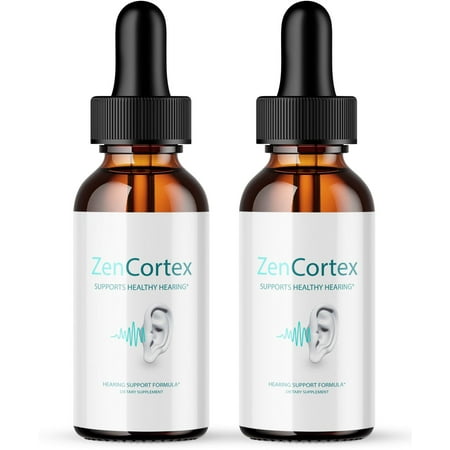 (2 Pack) Zencortex Drops, Zencortex Hearing Support Drops - Advanced Formula for Ear Health, Zencortex Drops, Zencortex 24, Maximum Strength Zen Cortex Reviews