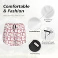 thumbnail image 4 of Bixox Women's Cartoon Sheep pattern 2 in 1 Running Shorts - Lightweight Athletic Workout Gym Yoga Shorts Liner with Pockets - Medium, 4 of 5