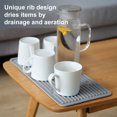 thumbnail image 5 of GOGO Silicone Dish Drying Mat Large Counter Top Drainer Mat, Sink Draining Tray, 5 of 7