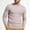 Khaki, variant on JOANKDMI Crewneck Pullover Sweaters for Men Long Sleeve Knit Tops with Textured Plaid Pattern Casual Slim Fit Warm Jumper Fall Winter Wear