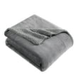 thumbnail image 3 of Eddie Bauer Signature Solid Dark Grey Ultra Soft Plush 60X50 Throw Blanket, 3 of 8