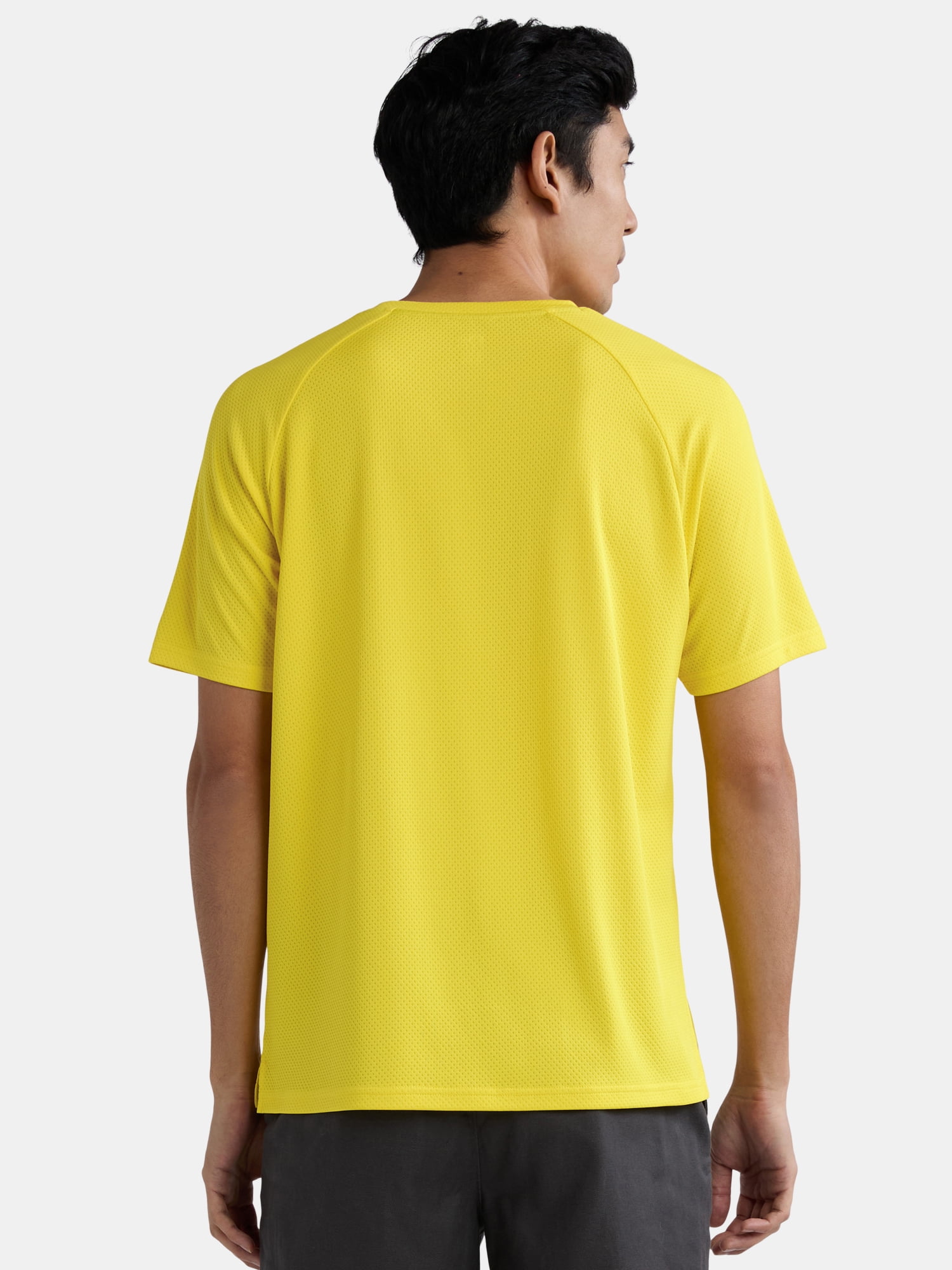 Athletic Works Men's DriWorks Mesh Tee with Short Sleeves