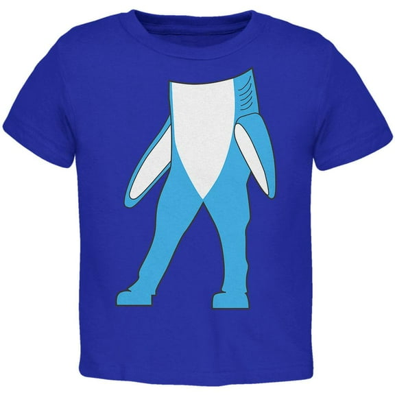 Halloween Left Shark Body Costume Toddler T Shirt Royal 3T