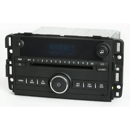 Chevy Impala Black Carpet Chevy Impala 2009-16 AM FM CD Player Radio w Aux Input UNLOCKED - Part 22804479 - Refurbished ()