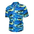 thumbnail image 2 of Utoimkio Men's Casual Hawaiian Shirts Short Sleeve Button Down T Shirts Summer Tropical Beach Shirts, 2 of 8